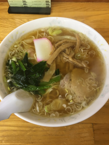 「ワンタンメン(550円)」@和風ラーメン 鈴華の写真