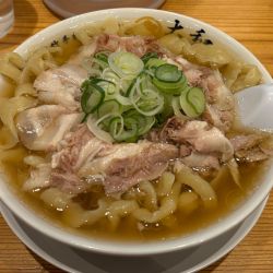 限定　極太手揉み肉麺