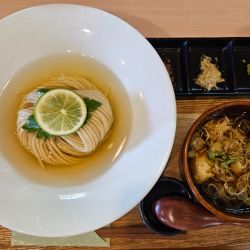 昆布水つけ麺醤油