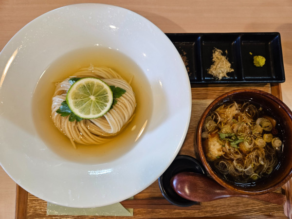 「昆布水つけ麺醤油」@麺処 隆の写真