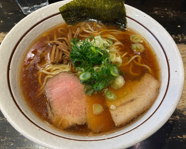 「中華そば　1100円+あぶりチャーシュー丼500円」@中華そば しながわの写真
