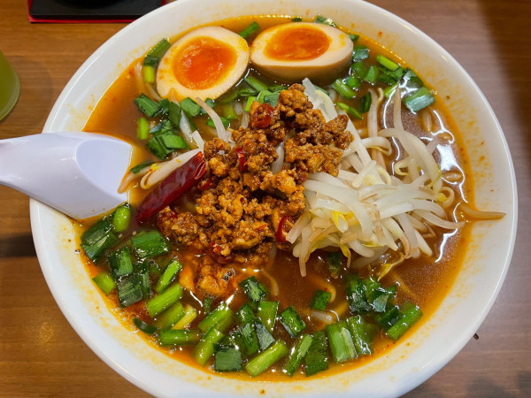 「台湾ラーメン　味玉トッピング　￥１１４４」@丸源ラーメン 大府店の写真