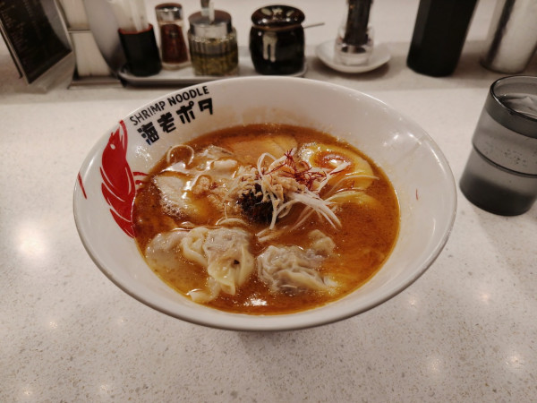 「特製海老ポタラーメン¥1080」@SHRIMP NOODLE 海老ポタの写真