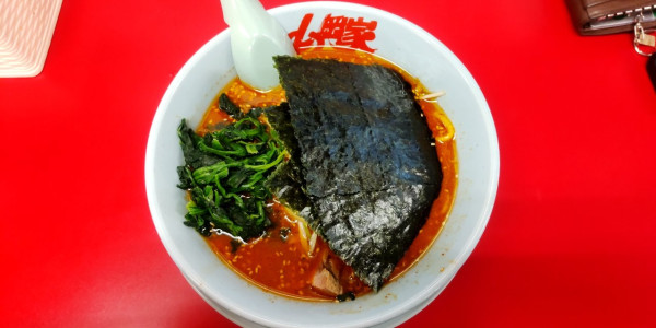 「辛味噌ネギラーメン　ほうれん草＋」@ラーメン山岡家 江別店の写真