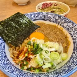 【季節限定】牡蠣味噌かまたまつけそば