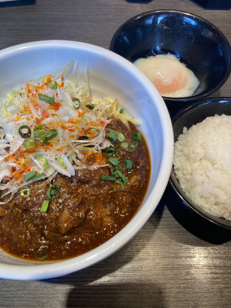 「汁無し麻婆麺、小ライス」@四川麺条 香氣 沼袋店の写真