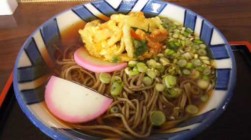 「かき揚げそば」@食事処かわいの写真