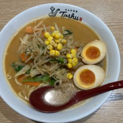 野菜味噌ラーメン(味玉トッピング)891円
