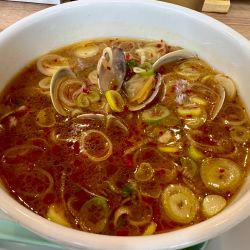 あさりラーメン1000円