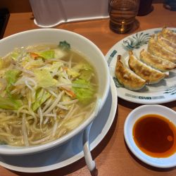 タンメン＋餃子セット900円