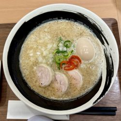 鶏白湯煮干し（塩）＋味玉 ¥1,400