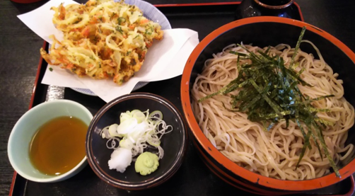 「かき揚げセット（ランチ）」@信州蕎麦の草笛の写真