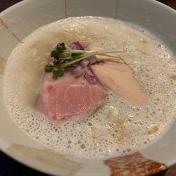 濃厚塩らーめん　1000円+名物お茶漬け飯300円