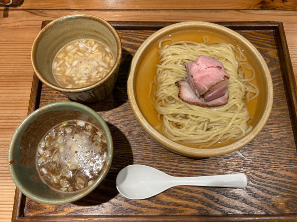 「つけ汁2種+サーロインご飯セット ¥2150」@あいだやの写真