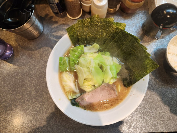 「海苔らーめん(中)キャベツ」@そらの星の写真