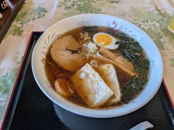 「揚げ餅ラーメン」@水府物産センターレストラン 森の風の写真