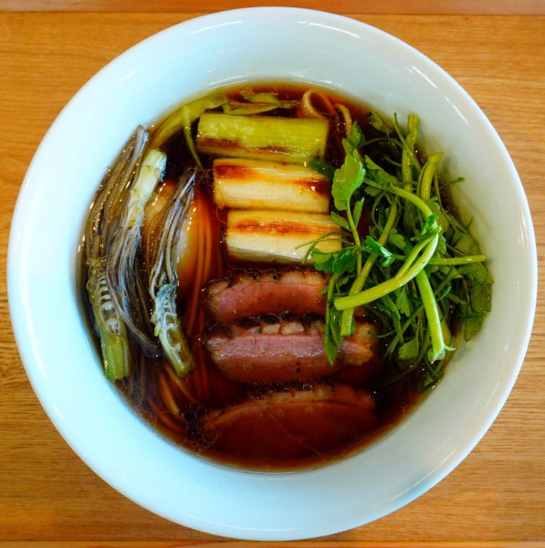 「【限定H】鴨と芹そば＋味玉」@YOKOKURA STOREHOUSEの写真