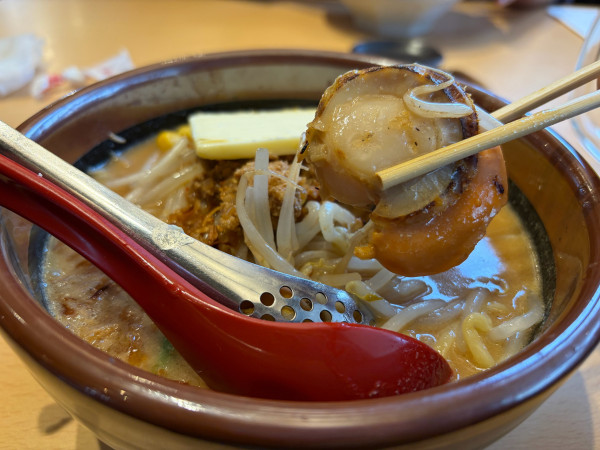 「ホタテコーンバター味噌らーめん1749円」@麺場 田所商店 千葉北店の写真