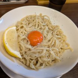 帆立と鯛香る油そば