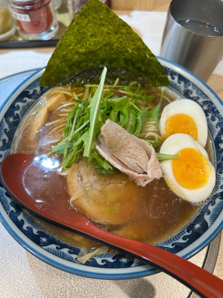 「味玉淡麗中華そば」@麺屋 音 南越谷店の写真