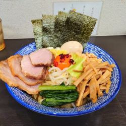 平凡油そば大＋特製トッピング