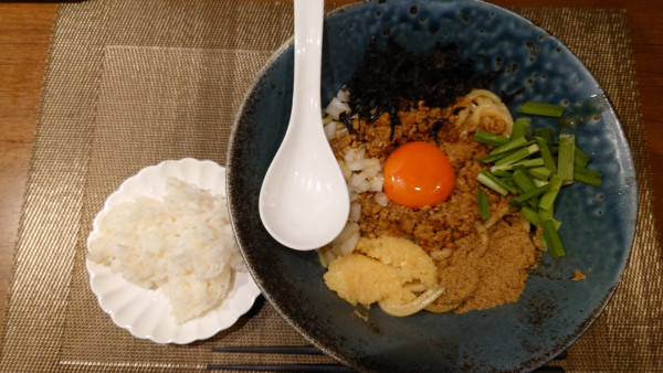 「【限定】台湾まぜそば 冷しver. ¥1,000」@麺処 はら田の写真