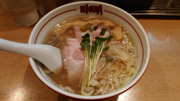 「牛貝清湯塩そば」@中華そば 流川の写真