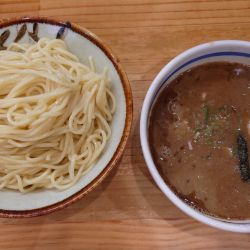 もりそば¥980 + 濃厚スープ¥50