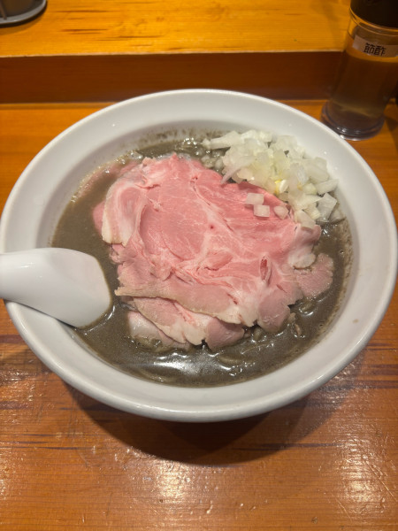 「極濃煮干蕎麦(肉増量)」@木更津丿貫の写真