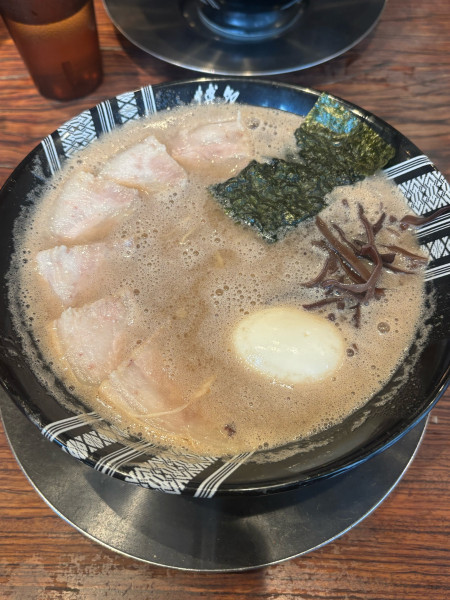 「味玉チャーシュー麺(ネギ抜き)」@博多一双 博多駅東本店の写真