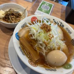 煮干し醤油ラーメン＋ネギ＋味玉