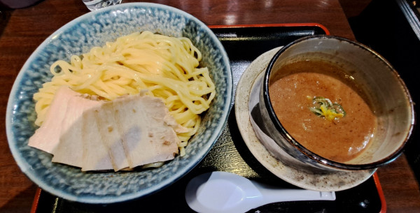 「濃厚魚介つけ麺大盛1110円」@京麺 藍色の写真