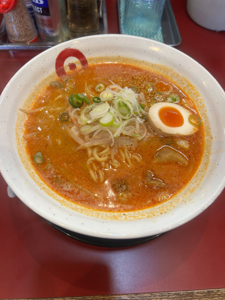 「満天辛麺味噌（中辛）1,056円」@満天家 下栗本店の写真