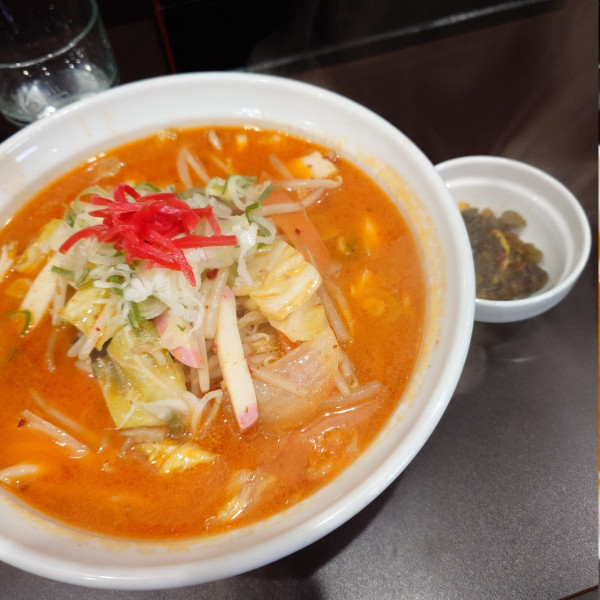 「辛ちゃんぽん」@麺や hideの写真