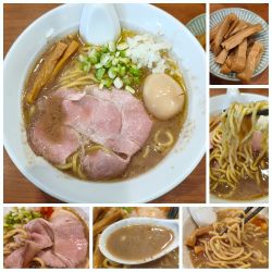 こく煮節ラーメン(冬季限定)＋味玉＋メンマ＝¥1360