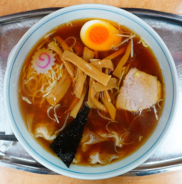 「メンマ入りそば（玉1個）」@一ノ割大勝軒の写真