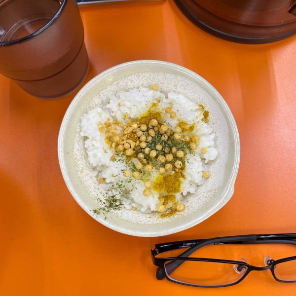 「カレー風おじや用ライス（小）」@友愛亭の写真