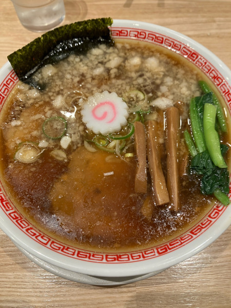 「中華そば巻きバラチャーシュー+アブラ　1200円」@麺や みかんの写真