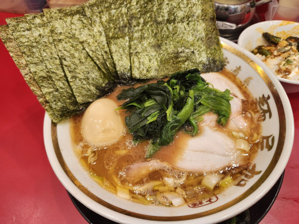 「海苔玉ラーメン+ライス」@大輝家直系 麺屋 旭の写真