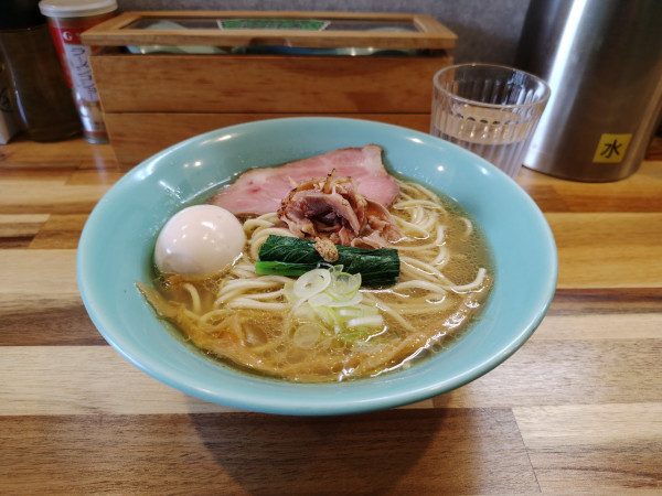 「味玉シャモ中華そば¥1100」@仙臺自家製麺こいけ屋分店 綠栽の写真