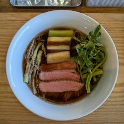 ［限定］鴨と芹のそば