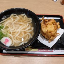 かき揚げ天うどん（639円）