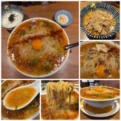 【限定】肉玉味噌ラーメン950円刻みニンニク50円めし割
