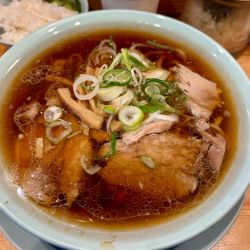 中華そば＋サービスライス