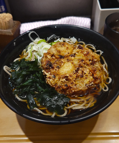 「ゲソ天そば」@名代 富士そば 秋葉原店の写真