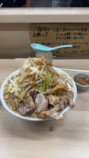 「ラーメン200g」@ラーメン荘 歴史を刻め 日本橋店の写真