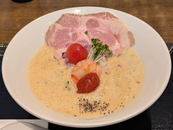 「濃厚オマール海老ラーメン（1,100円）」@Fishmenの写真