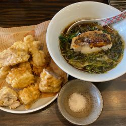 [限定] 鱈と白子の和風そば￥2300