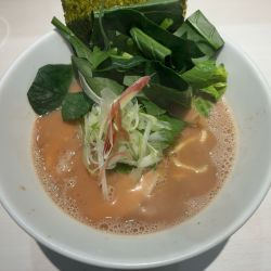 らぁめん　ほうれん草