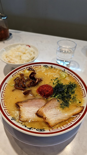 「山形辛味噌ラーメンと🍚」@中華そば専門 田中そば店 大宮別所店の写真